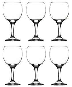 Set 6 Pahare de Vin Bistro 290 ml Eleganta Simpla pentru Servirea Vinului