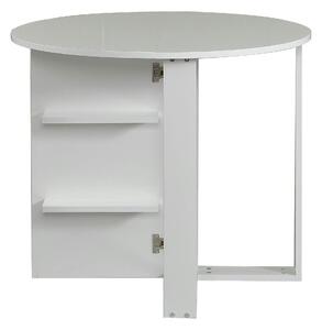 Masa plianta MIDDLE, alb, PAL melaminat, 90x45x77 cm