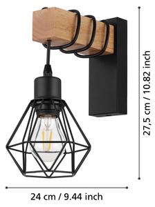 Aplică TOWNSHEND 1xE27/60W/230V Eglo 43135