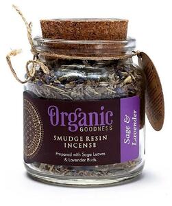 Tămâie organică într-un borcan, Salvie și Lavandă