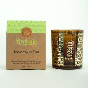 Lemongrass & Spice organic 200 g în sticlă cufolie aurie