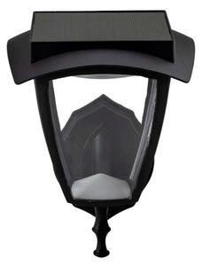 Lampă solară de perete LED/2W/3,7V 3000/6000K IP65 2200 mAh neagră