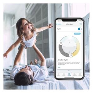 Set de 2 becuri LED RGBW reglabile A60 E27/9W/230V 2200-6500K Wi-Fi + telecomandă - WiZ