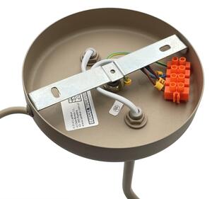 Plafonieră aplicată CHARLIE 2xE27/15W/230V bej