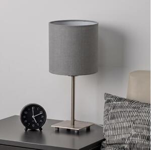Brilagi - Lampă de masă LED NUBILA 1xE27/60W/230V gri deschis