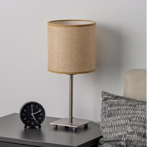 Brilagi - Lampă LED de masă NUBILA 1xE27/60W/230V maro deschis