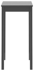 Masă de bar din MDF, negru, 55 x 55 x 107 cm