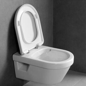 Set vas wc suspendat rimless VilleroyBoch Architectura cu capac soft close, direct flush