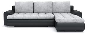 TOKIO VI canapea colțar extensibil, dreapta, culoare - gri / negru
