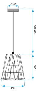 Lampă de tavan APP1318-1CP