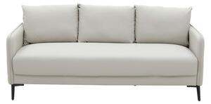 Canapea cu 3 locuri, Pako World, Nemy, Gri, 178 x 80 x 75 cm