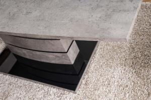 Masa de bucatarie LEONARDO, beton, 140-180x80x76 cm