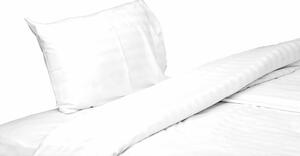 Lenjerie de pat pentru o persoana Damasc Somnart, 100% bumbac damasc, 3 piese, Cearceaf pat 150x260, Cearceaf pilota 150x200, Fata de perna 50x70