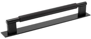 Maner pentru mobila Arpa Plate, finisaj negru periat, L 230 mm