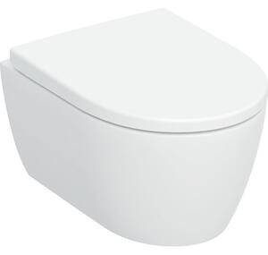 Geberit iCon vas wc cu capac soft-close agăţat fără margine cu spălare turbionară alb lucios 503.048.00.8