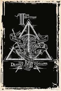Poster Harry Potter - Simbolul Relicvelor Morții, (61 x 91.5 cm)