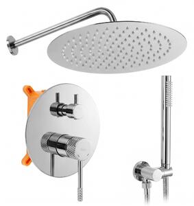 Set de dus incastrat Rea Venti Chrome + BOX