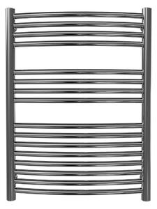 Calorifer baie portprosop decorativ inox 600/800 mm PREMIER XL ROUND (include kit de instalare)