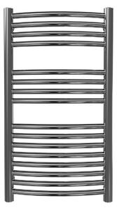 Calorifer baie portprosop decorativ inox 450/800 mm PREMIER XL ROUND (include kit de instalare)