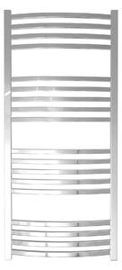 Calorifer baie portprosop decorativ cromat 500/1100 mm QUEBIS ROUND (include kit de instalare)