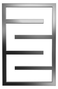 Calorifer baie portprosop decorativ inox 600/915 mm AZTEC (include kit de instalare)