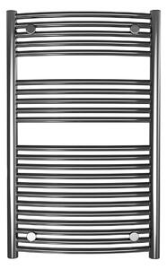 Calorifer baie portprosop decorativ cromat 500/800 mm SUNNY ROUND (include kit de instalare)