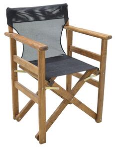 Panza scaun de regizor neagra, profesionala, semi-transparenta
