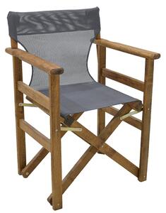 Panza scaun de regizor alb, gri, densitate 2x1, profesionala, gri