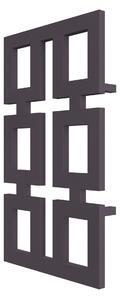 Calorifer decorativ colorat 580/1000 mm ARENA (include kit de instalare)-RAL 4007 TEXT