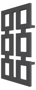 Calorifer decorativ colorat 580/1000 mm ARENA (include kit de instalare)-RAL 9005 MAT