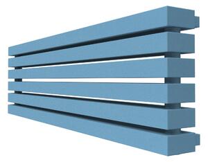 Calorifer decorativ colorat 1300/375 mm CENTO 15 H (include kit de instalare)-RAL 5024 TEXT