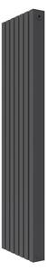 Calorifer decorativ colorat 440/1800 mm CENTO 15 (include kit de instalare)-RAL 9005 MAT