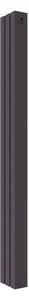 Calorifer decorativ colorat 180/1800 mm CENTO 15 (include kit de instalare)-RAL 4007 TEXT