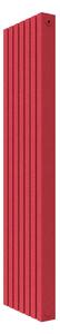 Calorifer decorativ colorat 440/1800 mm CENTO 15 (include kit de instalare)-RAL 3018 TEXT