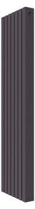 Calorifer decorativ colorat 440/1800 mm CENTO 15 (include kit de instalare)-RAL 4007 TEXT