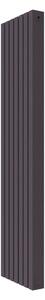 Calorifer decorativ colorat 440/2000 mm CENTO 15 (include kit de instalare)-RAL 4007 TEXT