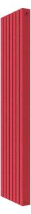 Calorifer decorativ colorat 440/2000 mm CENTO 15 (include kit de instalare)-RAL 3018 TEXT