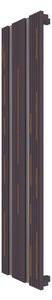 Calorifer decorativ colorat 419/1500 mm INVISIBLE 40 WOOD (include kit de instalare)-RAL 4007 TEXT