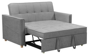Canapea extensibila 2 locuri Commit material textil antracit 142x93x90 cm