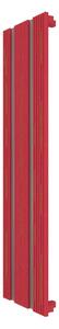 Calorifer decorativ colorat 419/1500 mm INVISIBLE 40 WOOD (include kit de instalare)-RAL 3018 TEXT