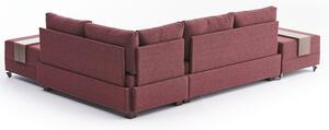 Coltar PWF-0155 material textil rosu inchis 210x280cm