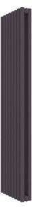 Calorifer decorativ colorat 363/1500 mm MEGA BITUBO (include kit de instalare)-RAL 4007 TEXT