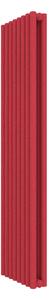 Calorifer decorativ colorat 363/1500 mm MEGA BITUBO (include kit de instalare)-RAL 3018 TEXT