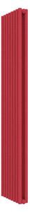 Calorifer decorativ colorat 363/1800 mm MEGA BITUBO (include kit de instalare)-RAL 3018 TEXT
