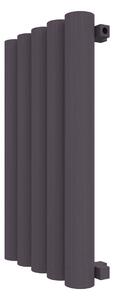 Calorifer decorativ colorat 485/800 mm MEGA BURLANI (include kit de instalare)-RAL 4007 TEXT