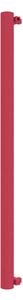 Calorifer decorativ colorat 89/1800 mm MEGA BURLANI (include kit de instalare)-RAL 3018 TEXT