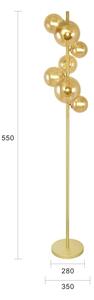 Lampadar LED Brilagi MILLA 7xG9/3W/230V auriu