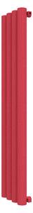 Calorifer decorativ colorat 386/1800 mm MEGA BURLANI (include kit de instalare)-RAL 3018 TEXT