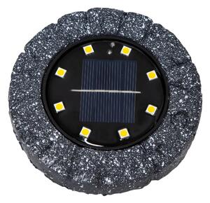 Set de 2 spoturi solare cu LED-uri pentru exterior Star Trading Lawnlight, ø 11 cm