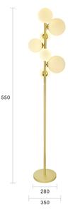 Lampadar LED Brilagi MILLA 7xG9/3W/230V auriu/alb
